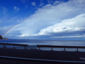 虹の橋。